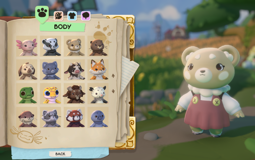 Cozy Caravan: Character customization