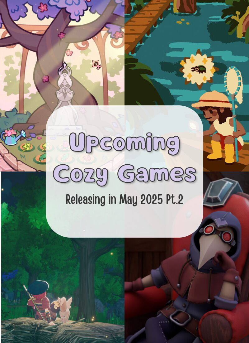 Single-Player Cozy Game on Steam — May 2025